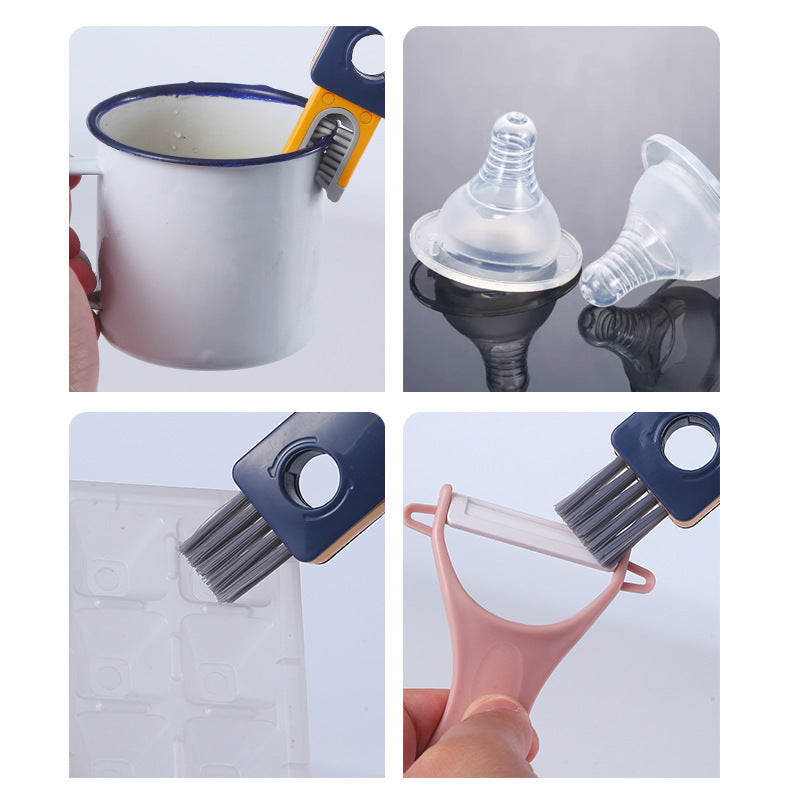 4 In 1 Bottle Gap Cleaner Brush Multifunctional Cup Cleaning Brush Kitchen Gadgets