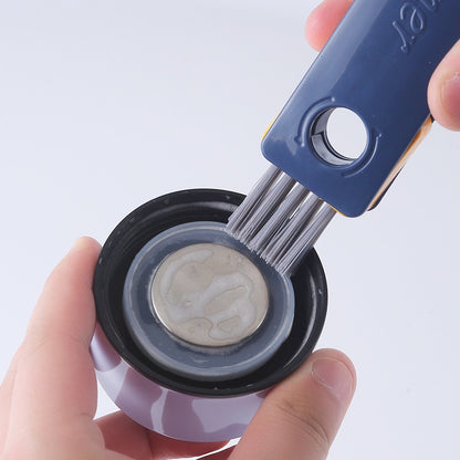 4 In 1 Bottle Gap Cleaner Brush Multifunctional Cup Cleaning Brush Kitchen Gadgets